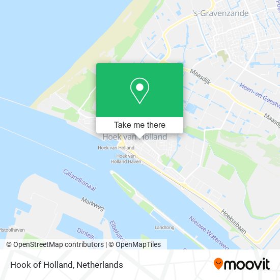 Hook of Holland map