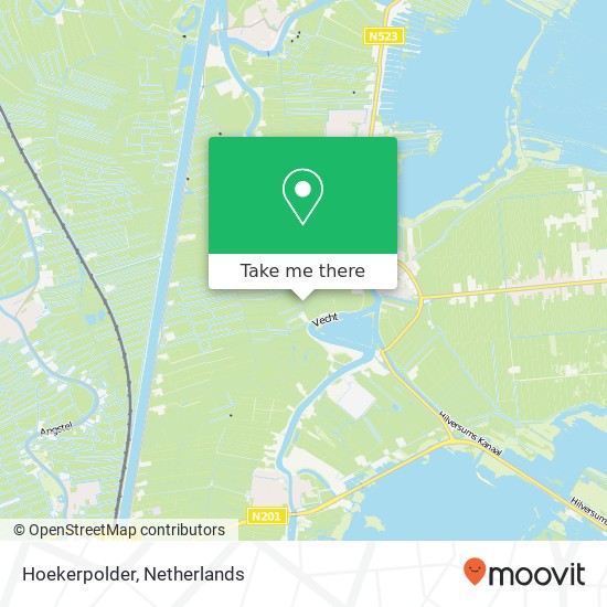 Hoekerpolder map