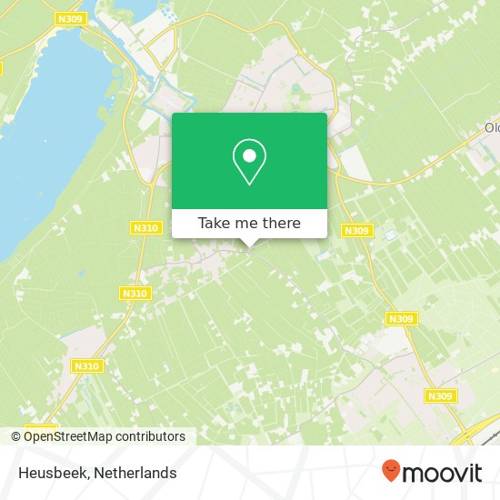 Heusbeek map