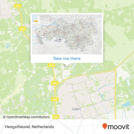 Hengstheuvel Karte