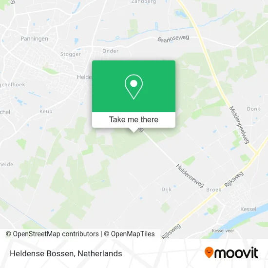Heldense Bossen map