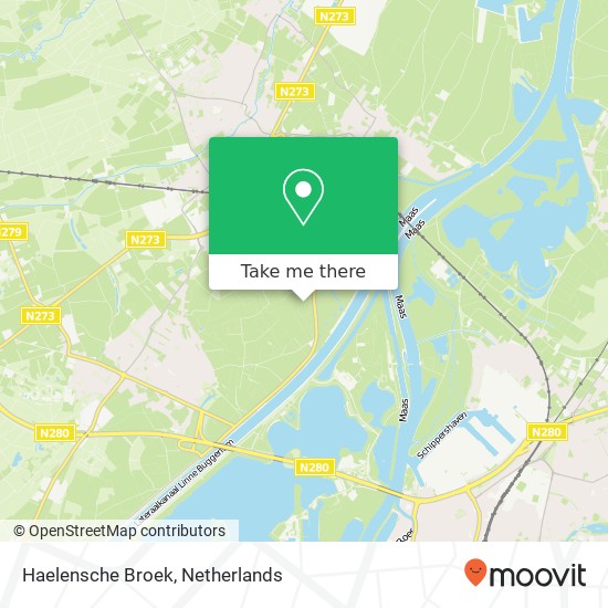 Haelensche Broek map