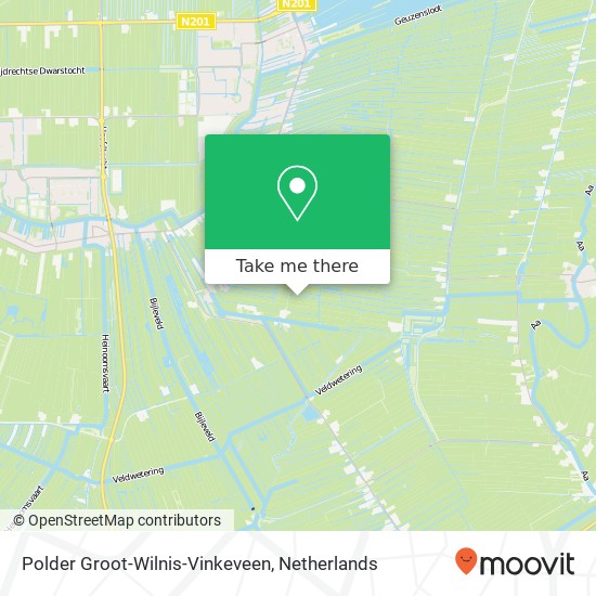 Polder Groot-Wilnis-Vinkeveen map