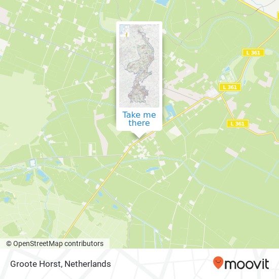 Groote Horst map