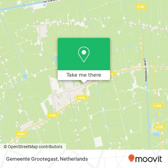 Gemeente Grootegast map