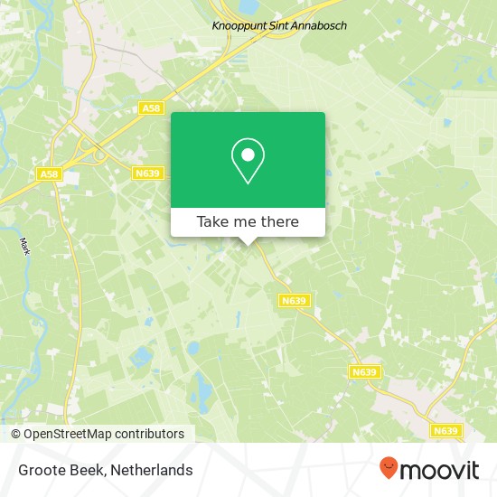 Groote Beek map