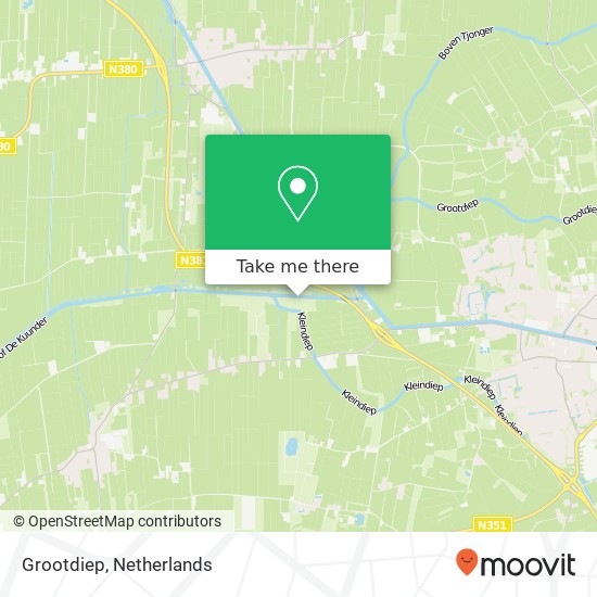 Grootdiep map