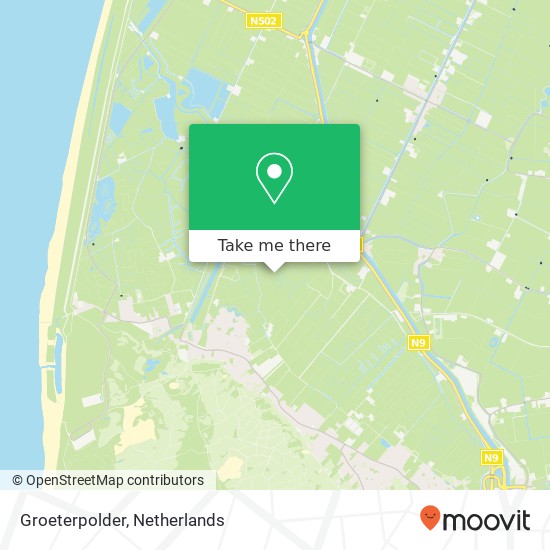 Groeterpolder map