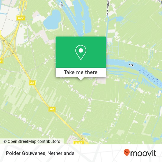 Polder Gouwenes map