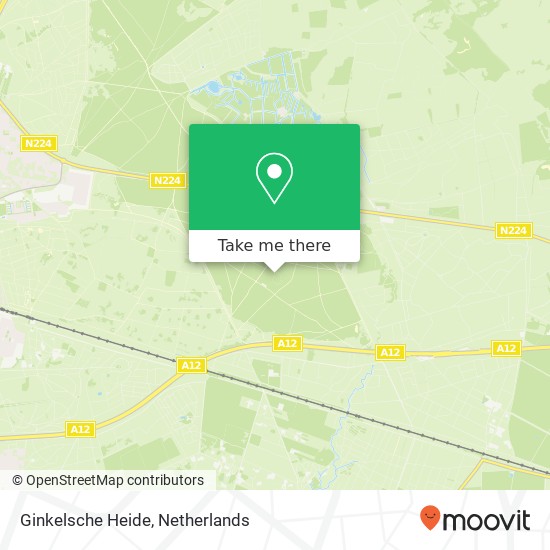 Ginkelsche Heide map