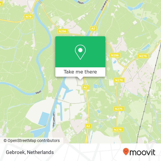 Gebroek map