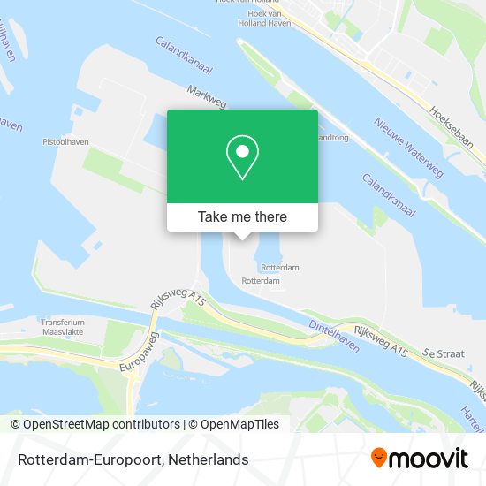 Rotterdam-Europoort map