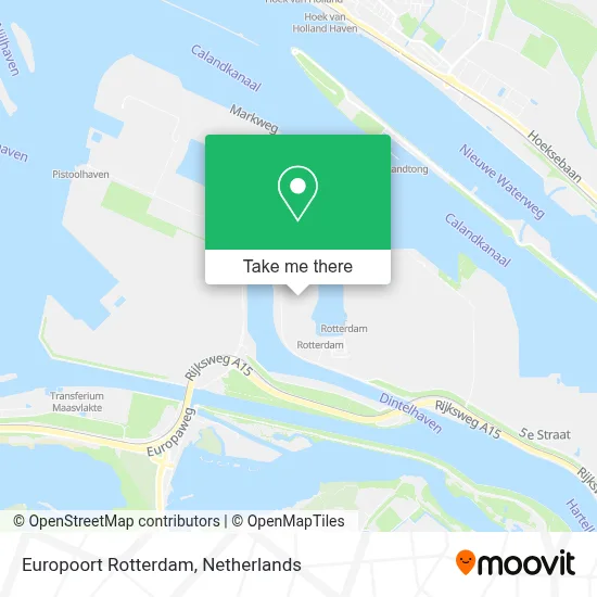 Europoort Rotterdam map