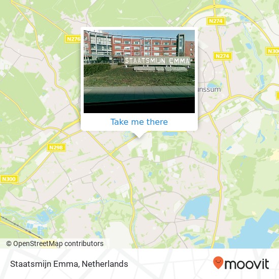 Staatsmijn Emma map