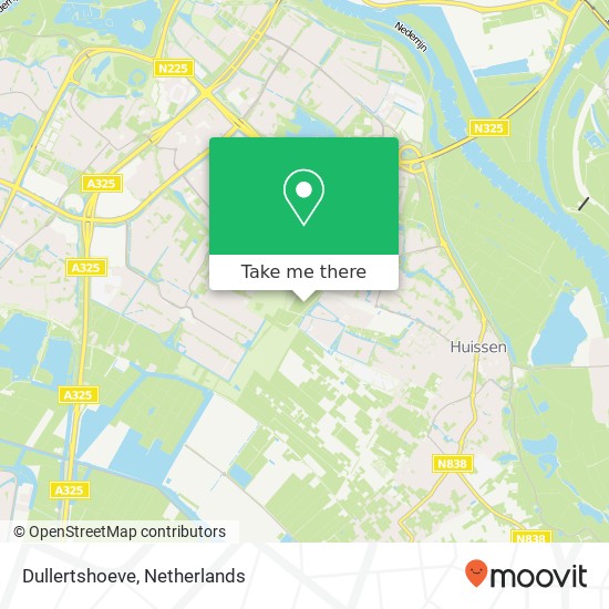 Dullertshoeve map