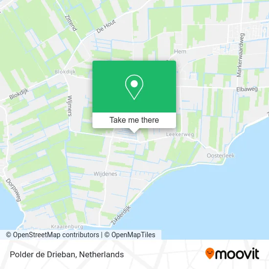 Polder de Drieban map