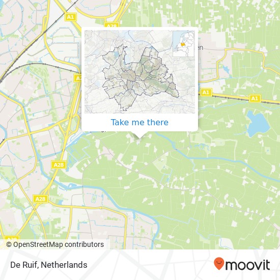 De Ruif map