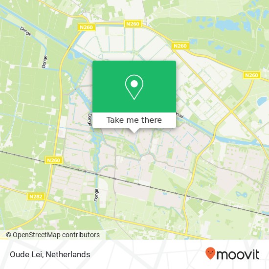 Oude Lei map