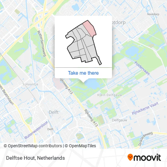 Delftse Hout Karte