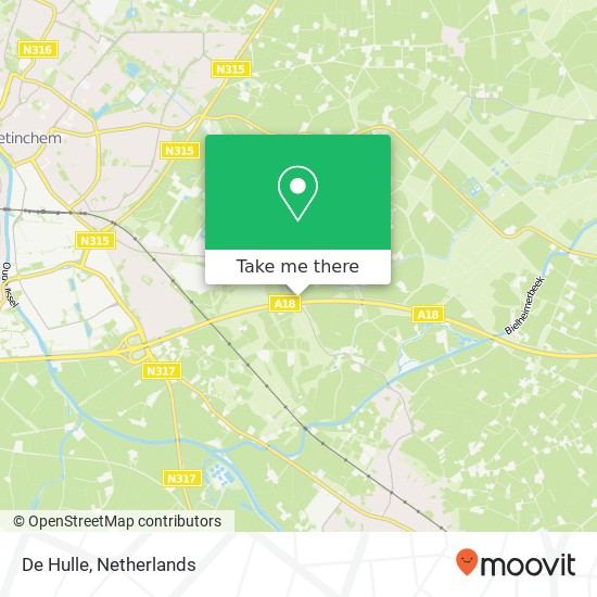 De Hulle map