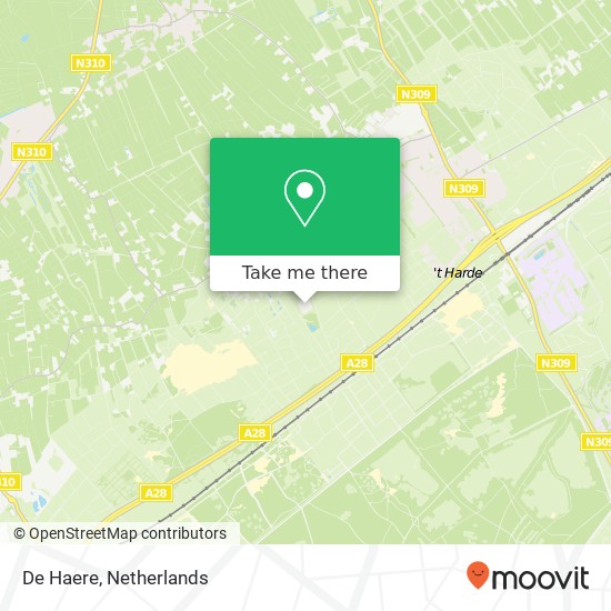 De Haere map