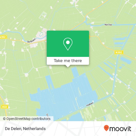 De Delen map