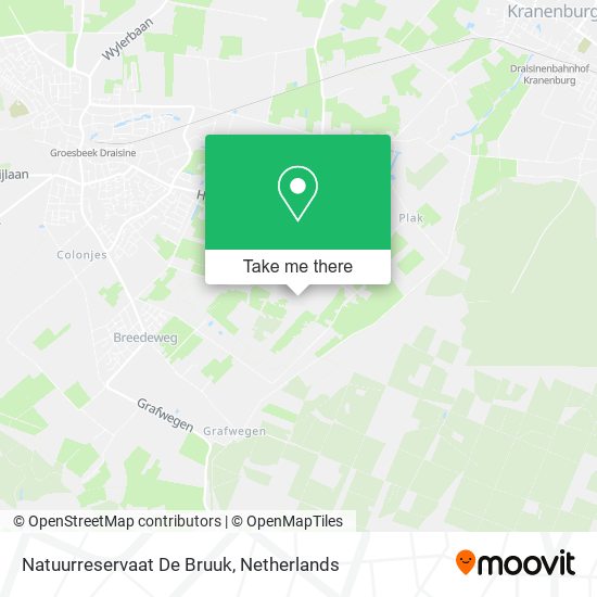 Natuurreservaat De Bruuk map