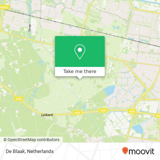 De Blaak map