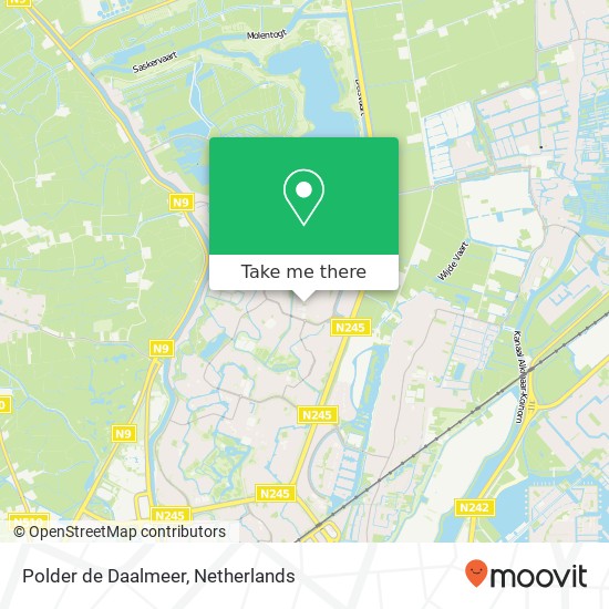 Polder de Daalmeer map