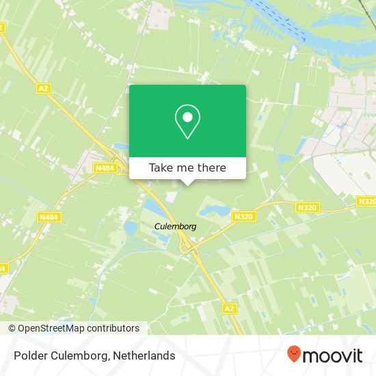 Polder Culemborg map