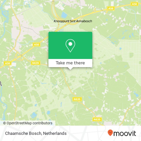 Chaamsche Bosch map