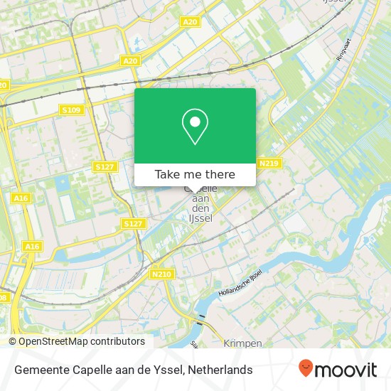 Gemeente Capelle aan de Yssel Karte