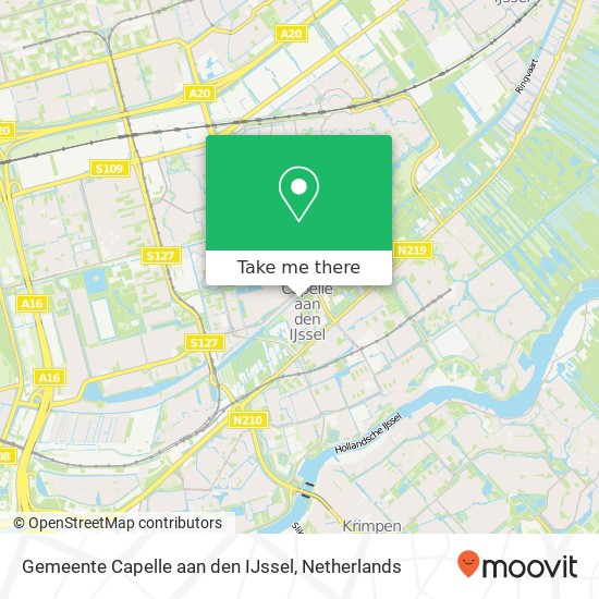 Gemeente Capelle aan den IJssel map