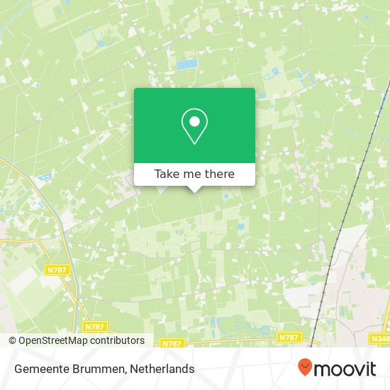 Gemeente Brummen map