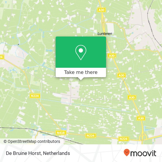 De Bruine Horst map