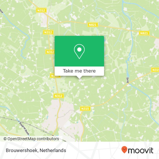 Brouwershoek map