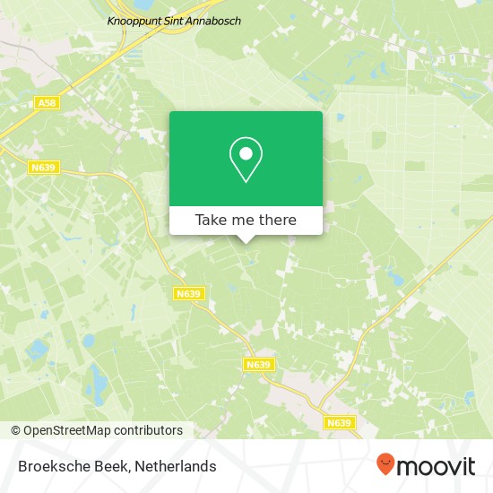 Broeksche Beek map