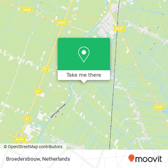 Broedersbouw map