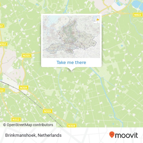 Brinkmanshoek map
