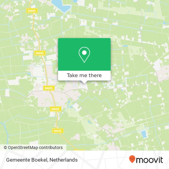 Gemeente Boekel Karte