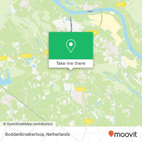 Boddenbroekerloop map