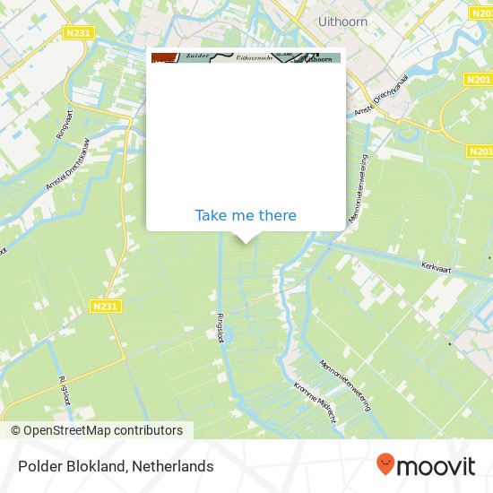 Polder Blokland map