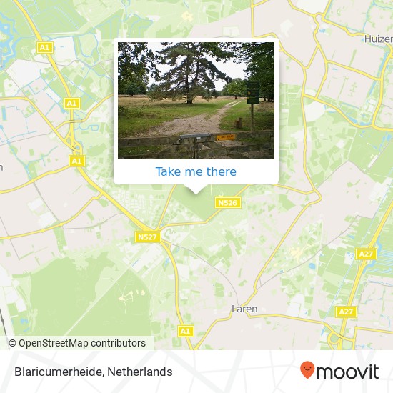 Blaricumerheide Karte