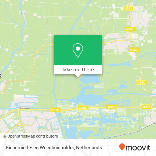 Binnemiede- en Weeshuispolder map