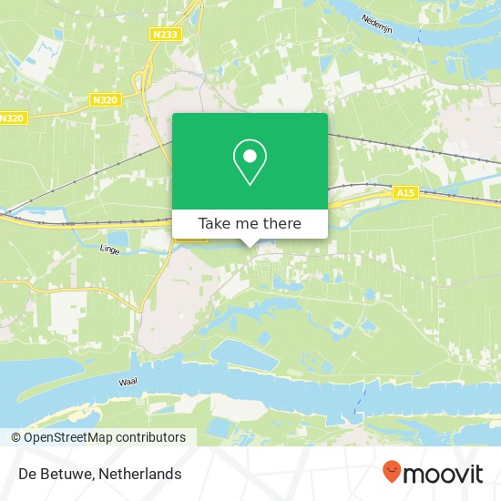 De Betuwe map