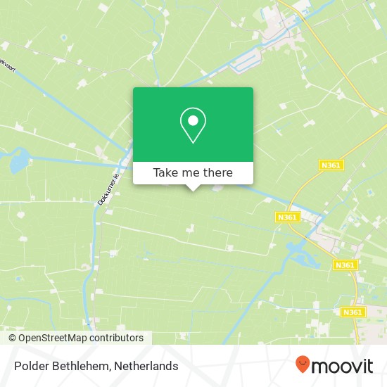 Polder Bethlehem map