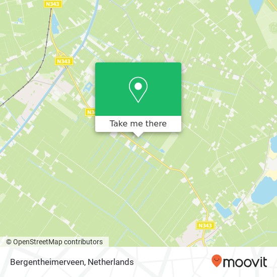 Bergentheimerveen map