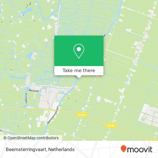 Beemsterringvaart map