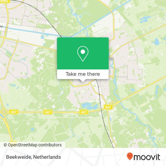 Beekweide map