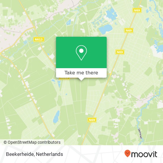 Beekerheide map